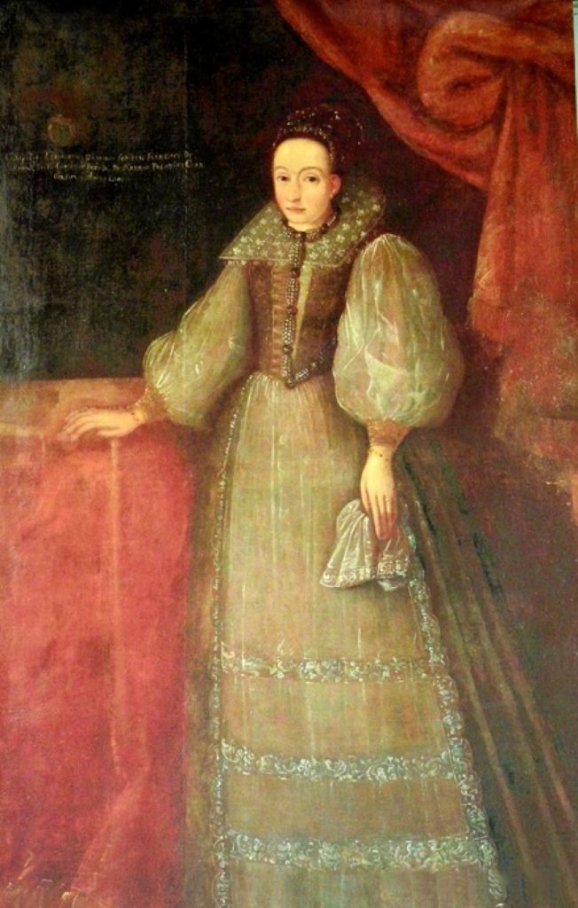 『バートリ・エルジェーベトの肖像画』(1630年頃)